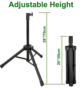 Hocoder tripod height adjustment detail showing telescoping rod for optimal line of sight benefit
