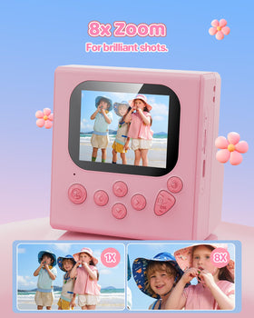 HODDRCCN Kids Camera 2-inch screen aids easy framing for beginners