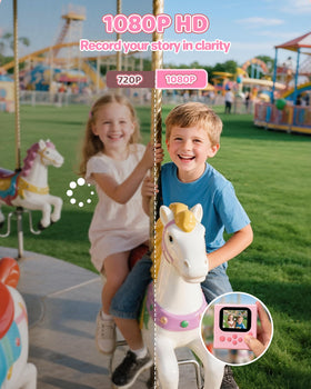 HODDRCCN Kids Camera 16x zoom for distant subjects during adventures
