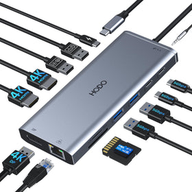 HODO front view showing ports and clean desktop convenience