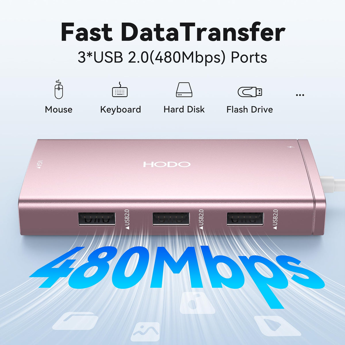 HODO next to laptop for scale demonstrating compact footprint and easy portability
