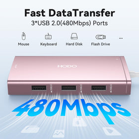 HODO next to laptop for scale demonstrating compact footprint and easy portability