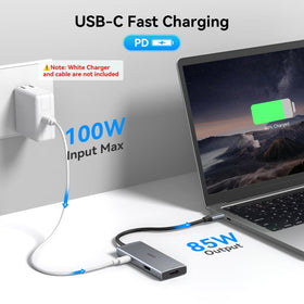 HODO USB-A 2.0 port hub supports peripherals like keyboard and mouse
