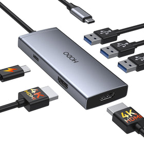 HODO USB-C docking with dual HDMI ports enables 4K60Hz multitasking