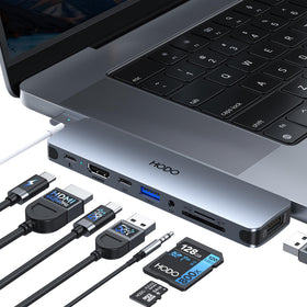 HODO USB-C Hub 4K HDMI delivers crisp 4K output to external display