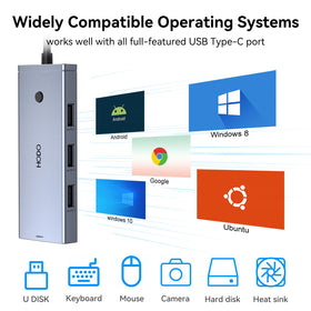 HODO Docking Station slim design for tidy desks