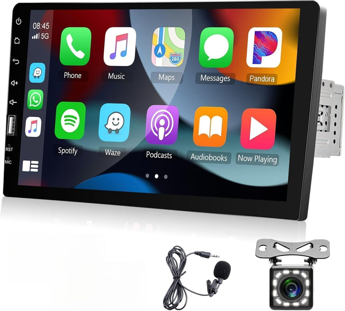 Hodozzy 9-inch car stereo with CarPlay and Android Auto for seamless navigation