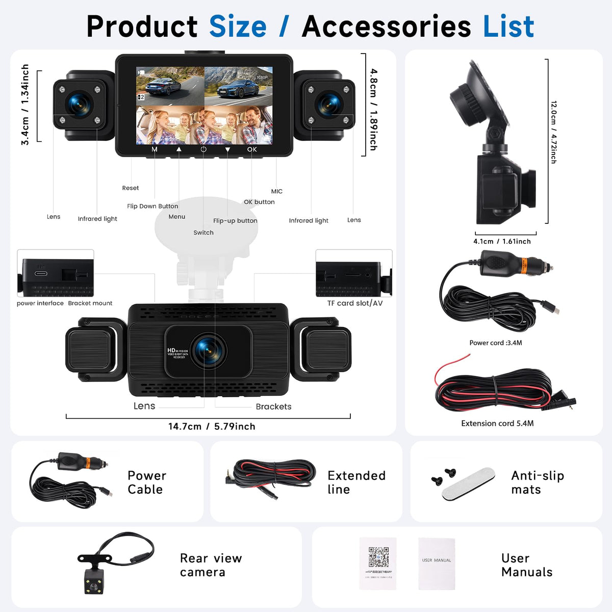 hodozzy dash cam in car lifestyle shot for continuous protection benefit
