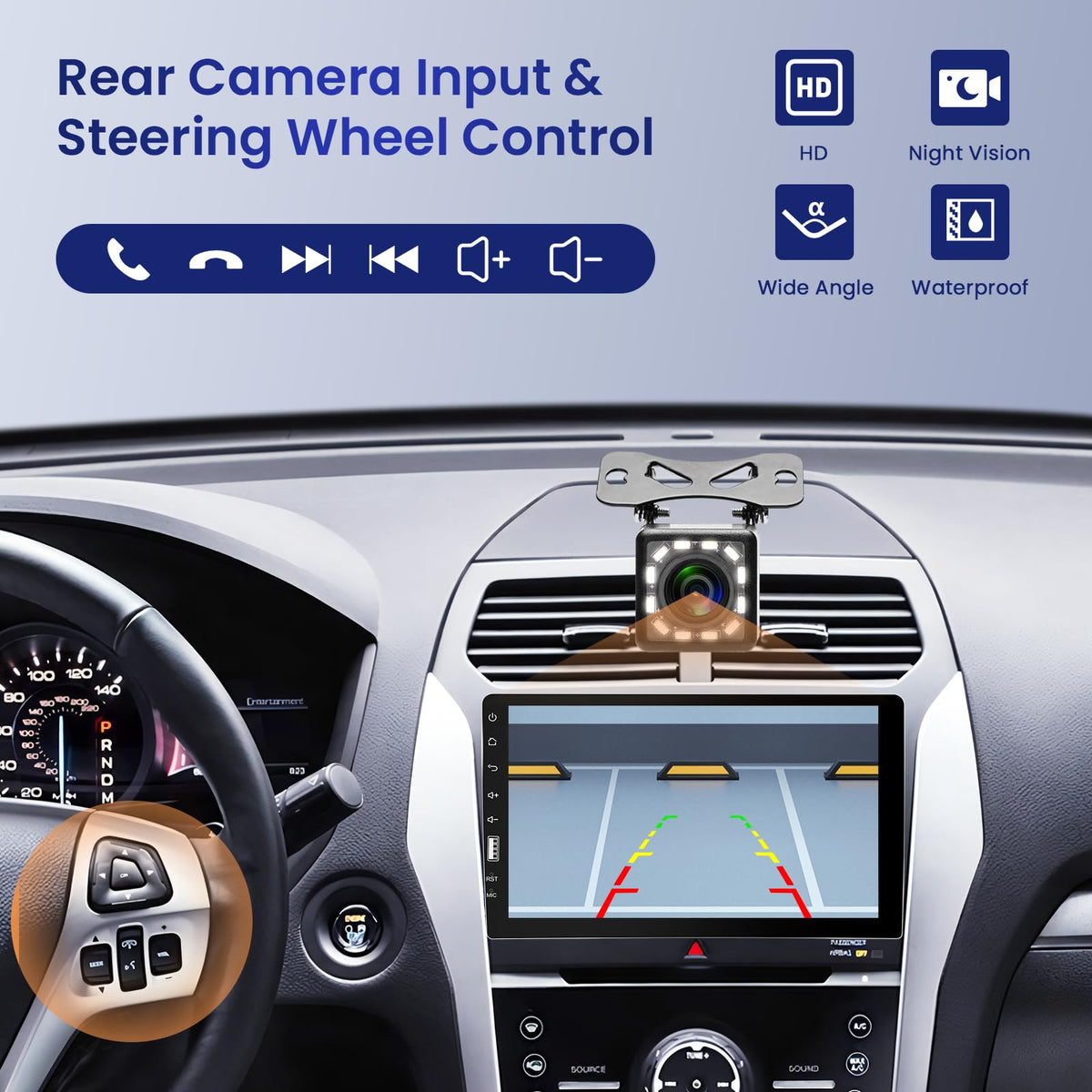 Hodozzy steering wheel control compatibility for safer, hands-on operation