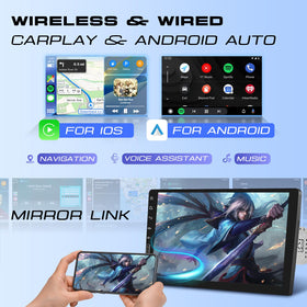Hodozzy wireless CarPlay/Android Auto for seamless smartphone use on road trips.