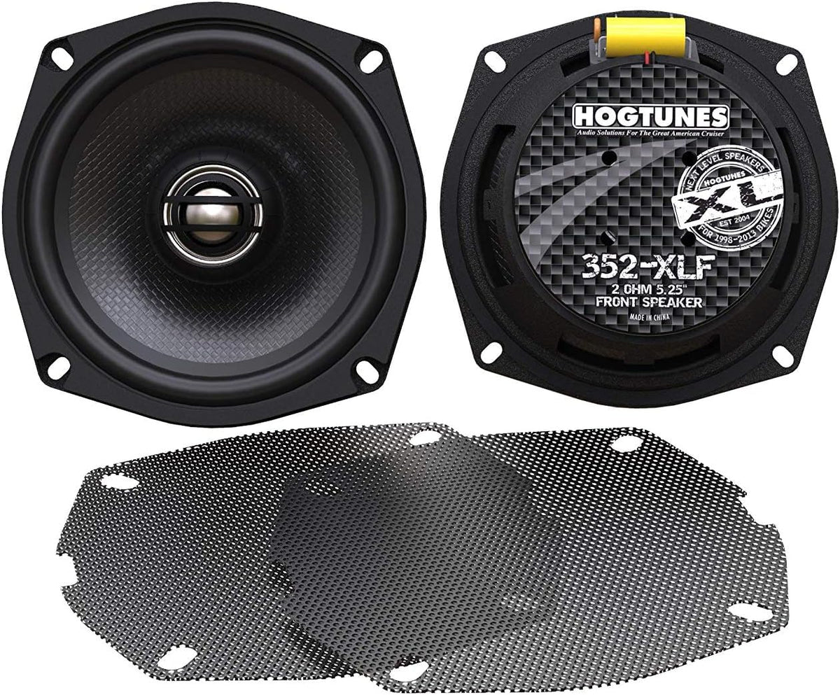 Carbon fiber cone in Hogtunes 352-XLF provides punchy lows and durability.