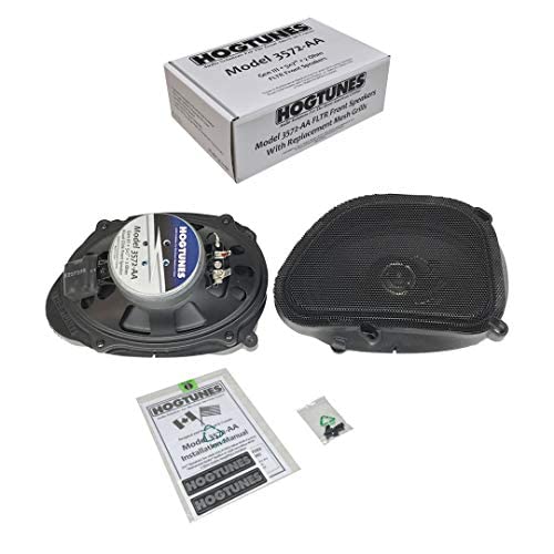 Hogtunes 3572-AA front speaker grills included with the upgrade