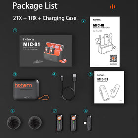 Hohem MIC-01 real-time monitoring lets you listen while recording.