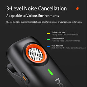 Hohem MIC-01 smartphone shutter remote enables quick photo and video capture.
