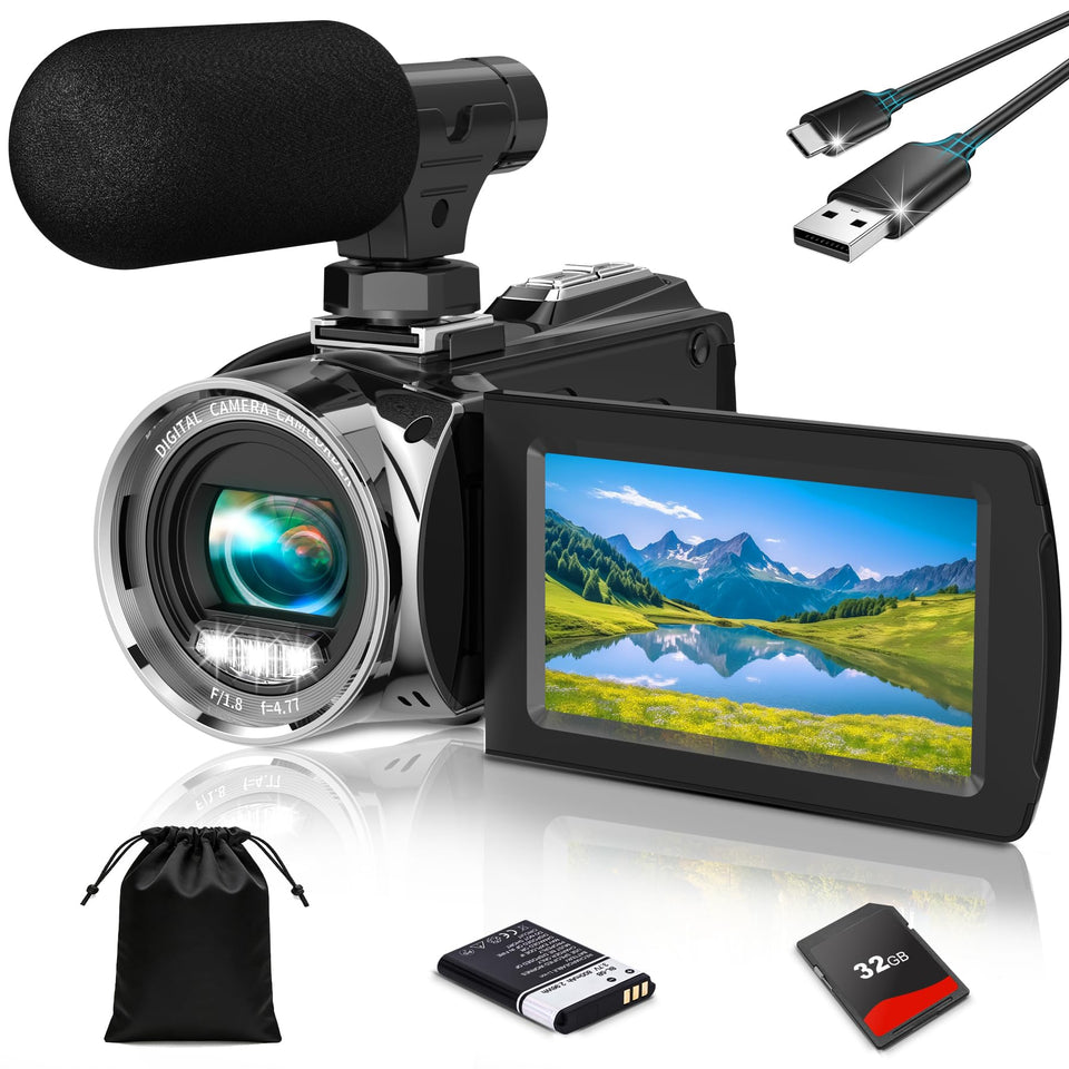 Hojocojo 4K camera on the go, compact design for on-the-move filming.