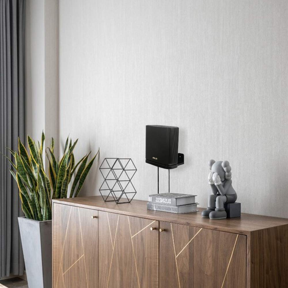 Two-pack HOLACA wall mounts for space-saving WiFi setup.
