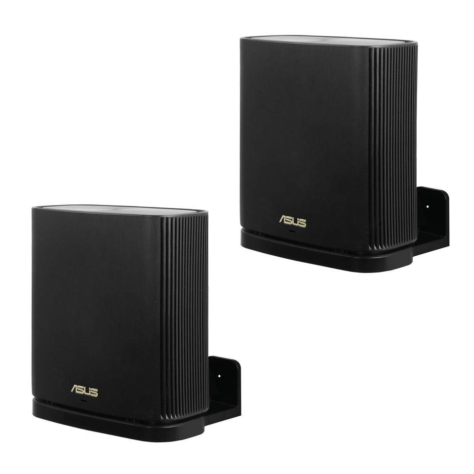 HOLACA wall mount for ASUS ZenWiFi XT8 on wall, secure and space-saving placement.