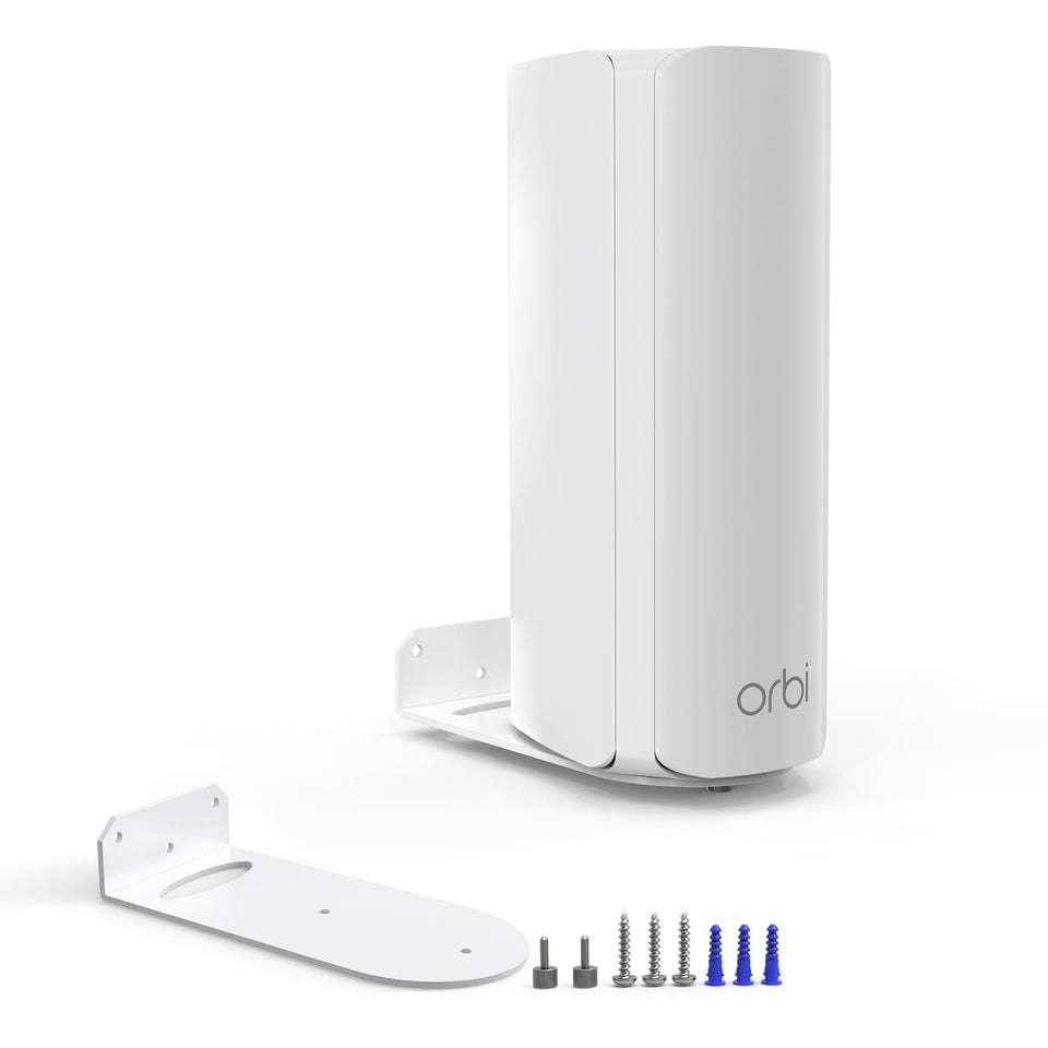 HOLACA Orbi wall mount bracket securely holds 770/870/970/370 series with sturdy aluminum construction.