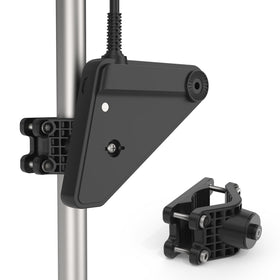 HOLACA transducer mount clip provides quick, secure pole attachment.
