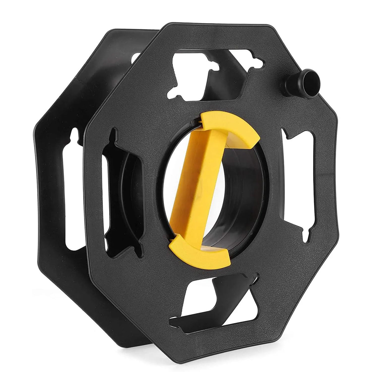 HolaKit cable reel central handle for easy winding on RVs and boats.
