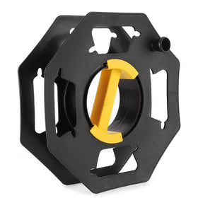 HolaKit cable reel central handle for easy winding on RVs and boats.