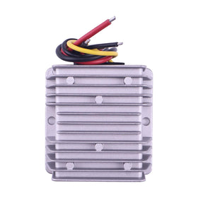 Holdwell boost module output terminals close-up highlighting clean 36V supply for electronics.