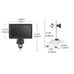 HOLEPLUS DM9 with LED lighting illuminates close-up work for better inspection.