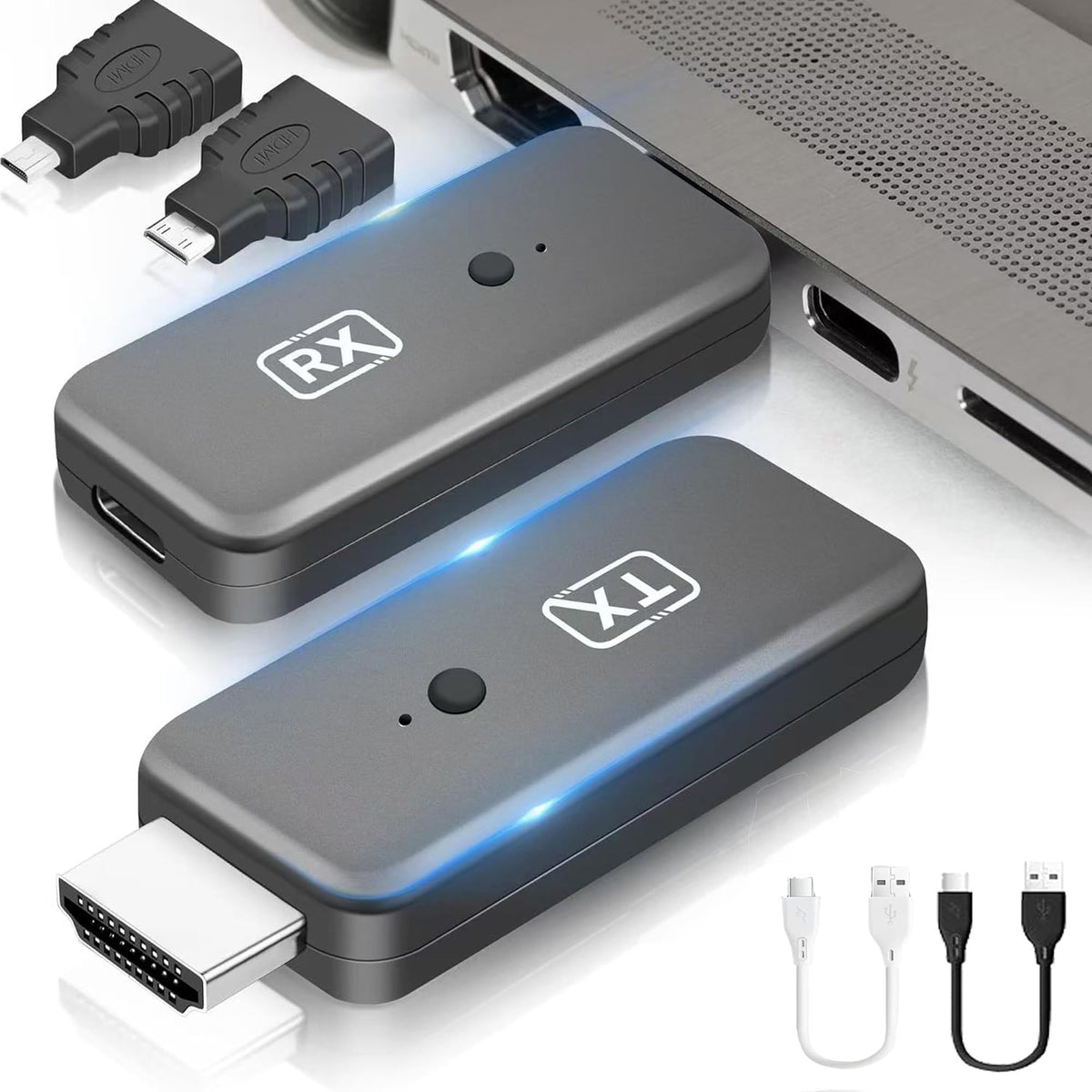 HOLEPLUS power cable and accessories laid out to demonstrate ready-to-use convenience
