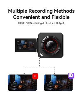 Hollyland VenusLiv Air AI tuning interface adapts to lighting for polished results.