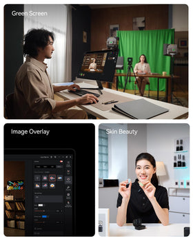 Hollyland VenusLiv Air app control allows remote monitor and settings from mobile.