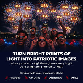 HoloSpex USA floating hologram effect enhances city displays and backyard celebrations.