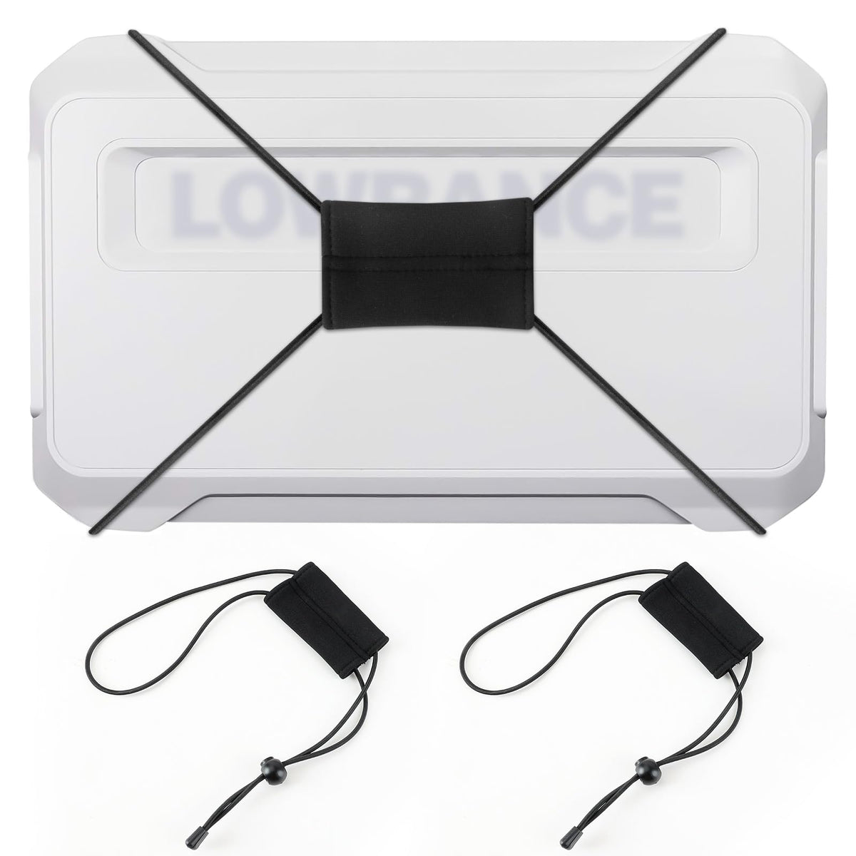 HolyMaji graph cover strap securing up to 18-inch screens during travel.