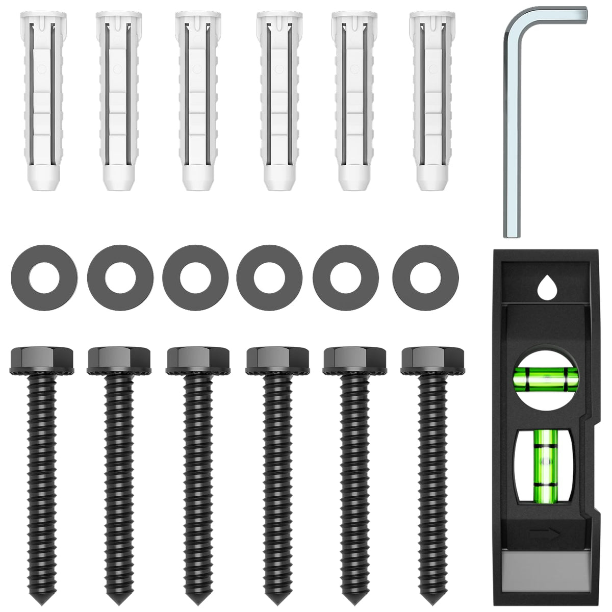 HOME VISION packaged hardware kit shown for easy counting and access