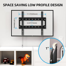 HOME VISION rear bracket detail highlighting sturdy steel construction and safety