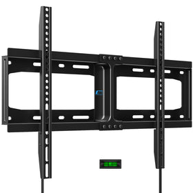 HOME VISION front view of mounted TV showing slim profile and clean look
