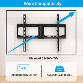 HOME VISION HV9601 slim side profile showing 1.5 inch gap for space savings