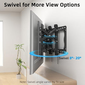HOME VISION open plate mounted over outlet for hidden cables and tidy setup