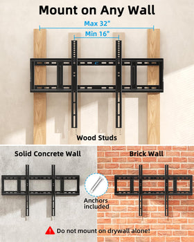 HOME VISION slim profile 1.45 inch clearance showing space-saving benefit