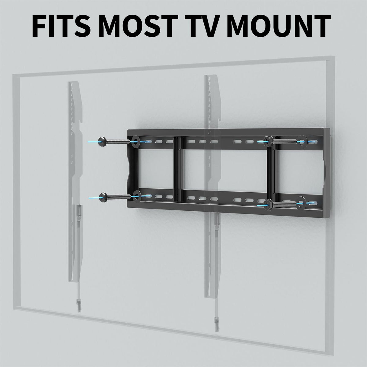 HOME VISION wood stud and concrete wall setup example