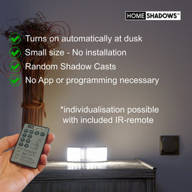 homeshadows side profile showing control switch and dusk sensor for automation