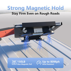 HOMESOLTRY side profile of adjustable stainless steel bracket, shows reinforced durability for travel