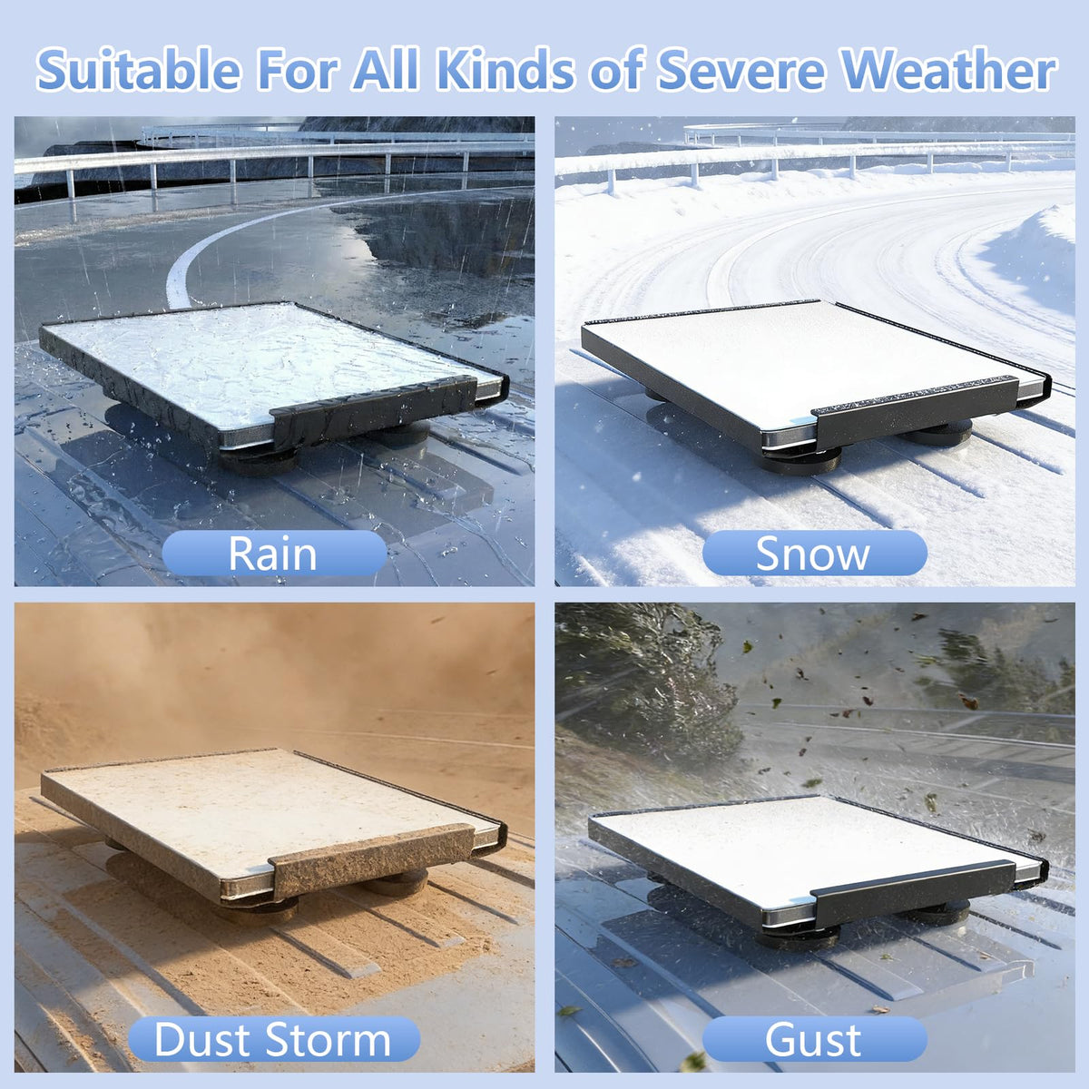 HOMESOLTRY Starlink Mini setup on a boat deck, protects against marine impacts and movement