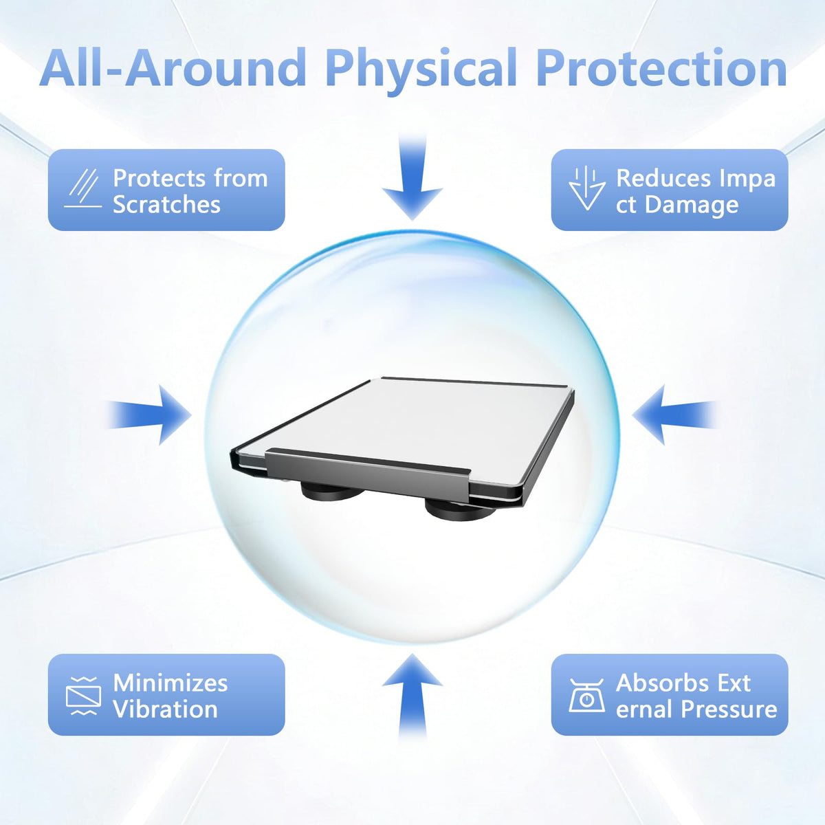 HOMESOLTRY close-up of polycarbonate plate texture and edges, highlights scratch-resistant protection