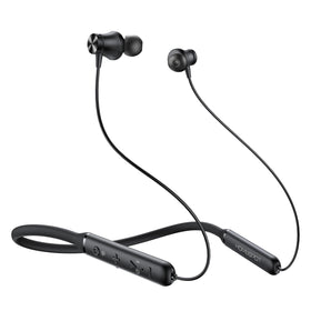 HomeSpot JY300 front view showing sleek neckband, comfortable all-day wear