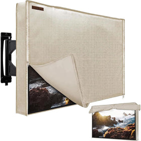 HOMEYA front view cover fitted on outdoor TV for full protection
