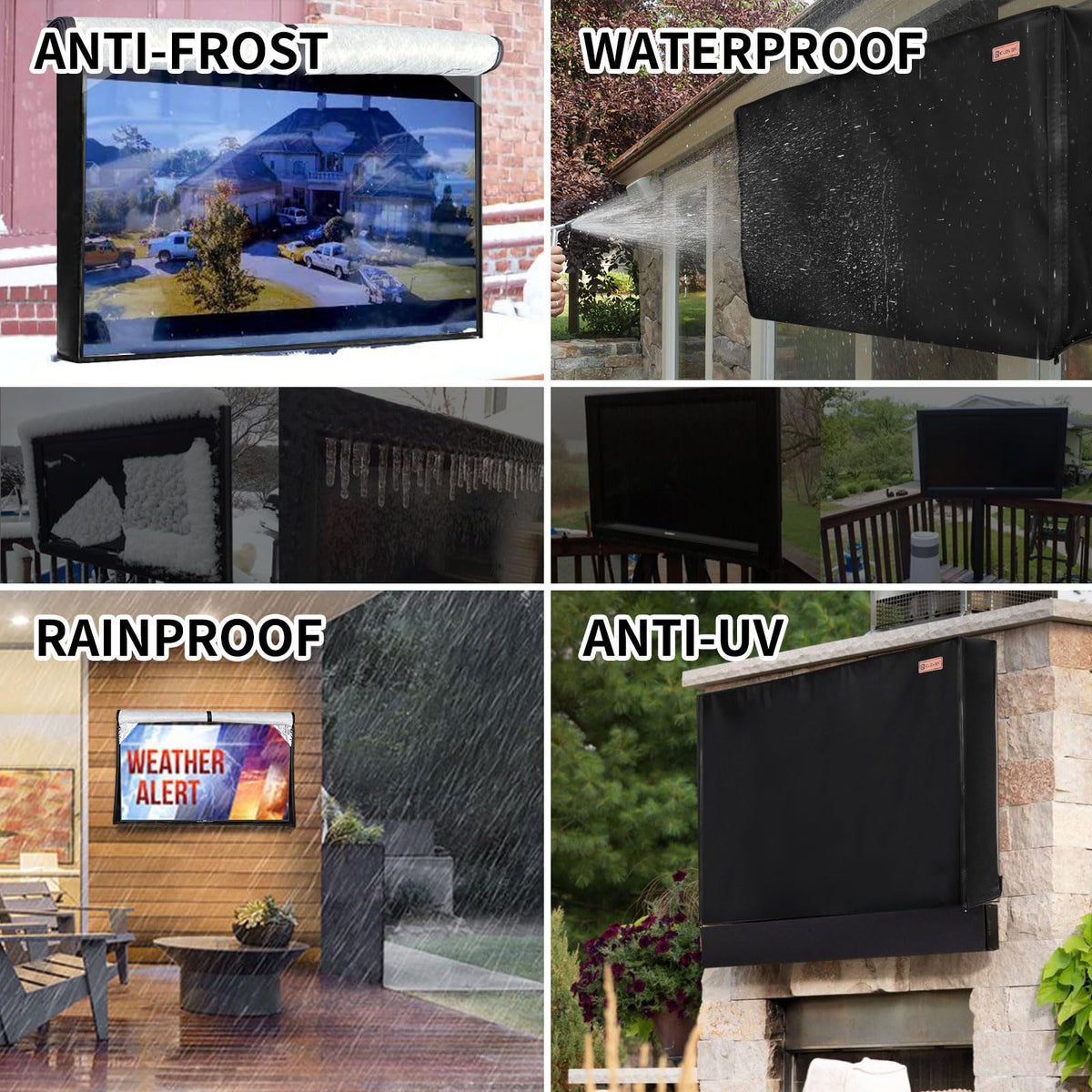 HOMEYA remote pocket stores controls securely for convenient outdoor viewing.