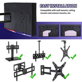HOMEYA back pocket storing remote control for convenient access