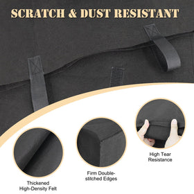 HOMEYA Protection Cover stays stable with four fasteners for secure placement.
