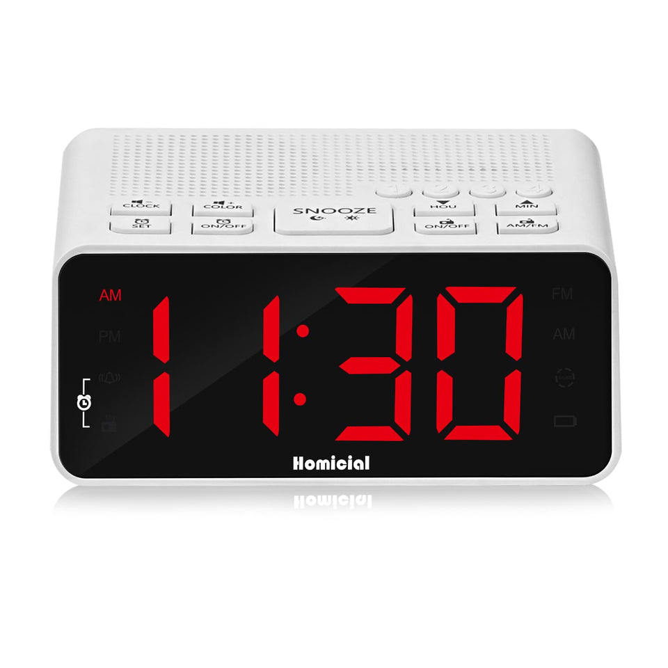 Homicial front display showing 1.4" digits and clear time benefit: easy reading