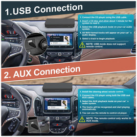 Homlab C100 USB and AUX cables connected showing flexible connection options